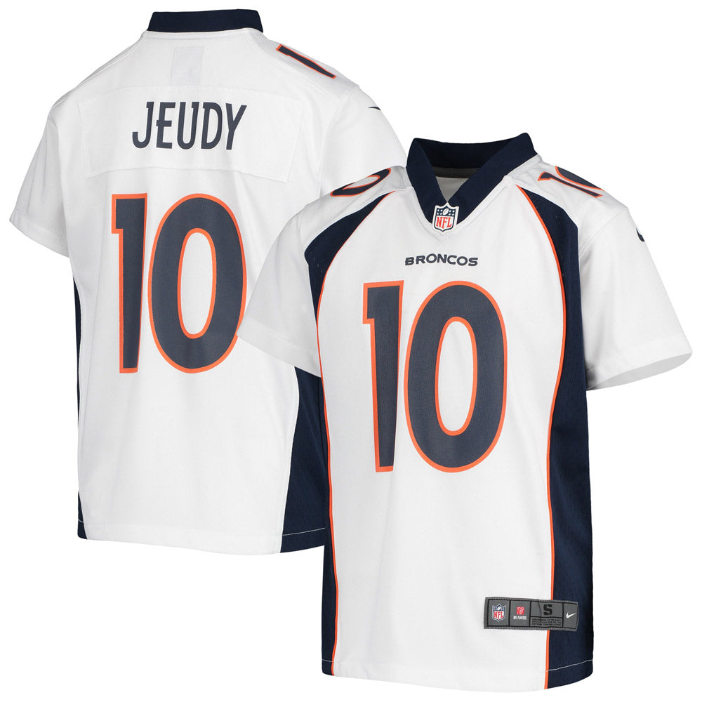 Youth Denver Broncos Jerry Jeudy Game Jersey- White